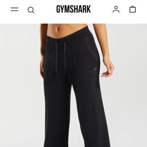 Gymshark Charcoal Knit Trousers